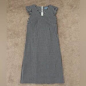 J McLaughlin Joselyn Blue and White Gingham Dress